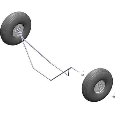 Carrello datterraggio fisso 1-02061 FunCub XL ND - Multiplex