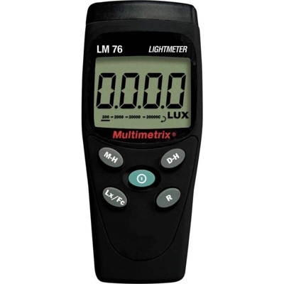 LM 76 Luxmetro 0 - 200000 lx - Multimetrix