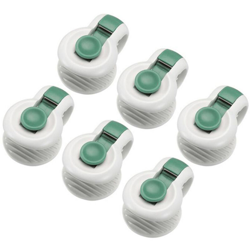Asupermall - Verde A0396 clip di fissaggio trapunta antitraccia 6 pz en oferta