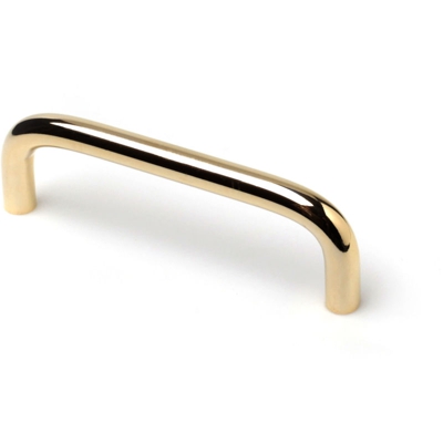 Maniglia stile contemporaneo , Acciaio, Oro, 96mm interasse. Marchio REI