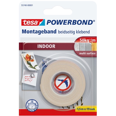 Tesa - NASTRO BIADESIVO x INTERNI MM.19x1,5M