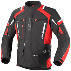 Torino Pro Giacca Moto In Tessuto Nero / Rosso características