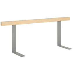 vidaXL Schienale per Divano Pallet 110 cm in Legno Massello di Pino - Marrone en oferta