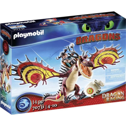 ® Dragons Dragon Racing: Rotzbakke e Hakenzahn 70731 - Playmobil en oferta