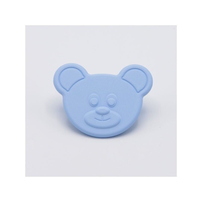 Pomolo Bimbi Yoghi in goffrato fine azzurro