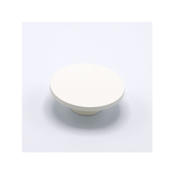 Pomolo piatto e tondo in goffrato bianco 70x25mm - 439 Moon características