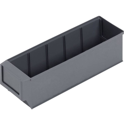 Alutec 66027 Cassetta impilabile da magazzino (L x L x A) 300 x 91 x 81 mm Grigio scuro 1 pz.