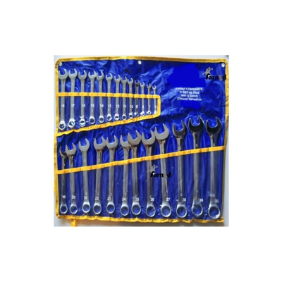 Chiavi Combinate Chrome Vanadium Lucide 25 Pz 6 32 Astuccio Professionali 971