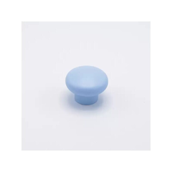 Pomolo classico dalla forma arrotondata color azzurro in goffrato fine 52x38mm - 419 Baloon características