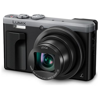 LUMIX TZ80 Sensore MOS 18.1 Megapixel Display 3'' Filmati Ultra HD 4K Wi-Fi Argento
