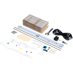 KS25 Controllo del suono Analizzatore di spettro audio musicale Kit fai da te LED Crystal Cube Display dello spettro musicale Kit fai da te, Kit fai precio