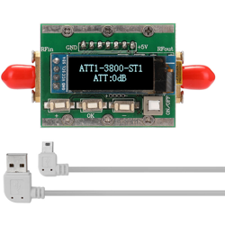 Attenuatore programmabile digitale a radiofrequenza 1MHz-3800MHz 0-31dB Step regolabile 1dB Guscio CNC controllabile da PC, multicolore en oferta