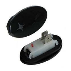 Ricel Sud - PULSANTE ACCENSIONE PIANO COTTURA IGNIS WHIRLPOOL 481227618335 ORIGINALE OVALE en oferta