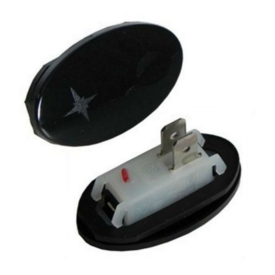 Ricel Sud - PULSANTE ACCENSIONE PIANO COTTURA IGNIS WHIRLPOOL 481227618335 ORIGINALE OVALE