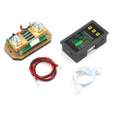 Asupermall - 90V 0-300A Display LCD digitale Coulometro Misurazione della corrente a 2 vie Voltmetro Amperometro Watt Meter Tensione Corrente