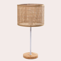 SKLUM Lampada da Tavolo in Rattan Ytse Rattan - Ferro en oferta