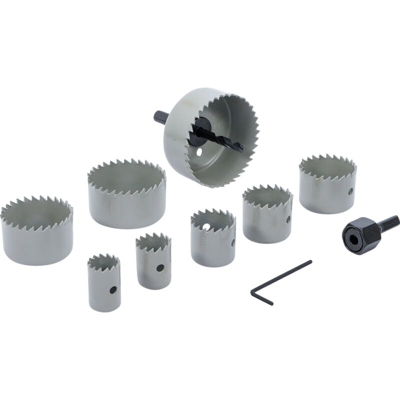 Bgs Technic - Set di seghe a tazza BGS - 11 pezzi - 50315
