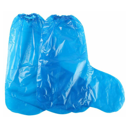 Copriscarpe da campeggio e outdoor in polietilene monouso LangRay, confezione da 10, blu trasparente características