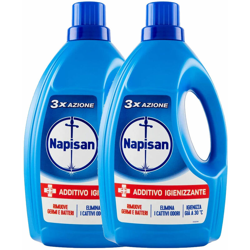 2 x Napisan Additivo Igienizzante Liquido Promo 2 Bottiglie 1200ml Rimuove Germi en oferta