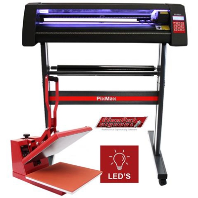 Plotter Per Taglio Vinile - Led - 720 & Pressa A Caldo - 38x38