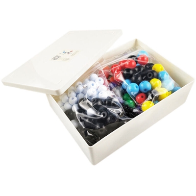Asupermall - Kit di modelli molecolari di chimica in PP Set di modelli organici e inorganici Ausili per l'apprendimento dell'insegnamento delle