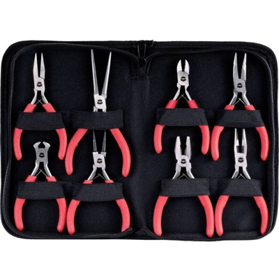 TOOLCRAFT TO-6326256 Elettronica e meccanica di precisione Kit pinze 8 parti