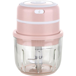 Asupermall - Mini tritatutto elettrico per aglio Affettatrice per aglio portatile Tritatutto per frullatore Robot da cucina per peperoncino Chili en oferta