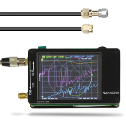 Asupermall - Analizzatore di rete vettoriale portatile portatile 50KHz-900MHz Display digitale Schermo tattile Onde corte MF HF VHF Analizzatore di precio
