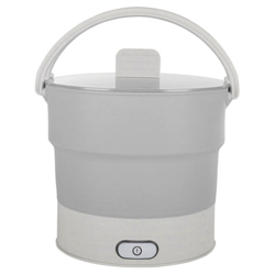 Asupermall - Riscaldatori da 800 ml di bollitore elettrico pieghevole in silicone da viaggio portatile da campeggio per riscaldamento dell'acqua en oferta