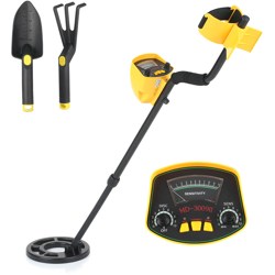 Rilevatore di metalli con rastrello a pala e bobina di ricerca impermeabile Rilevatore di pepite di terra Sensibilit precio