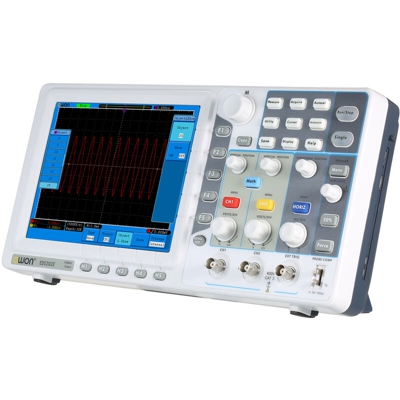 Owon EDS202E Oscilloscopio a memoria digitale a 2 canali con display LCD da 8 pollici Oscillometro portatile palmare con memoria di profondit