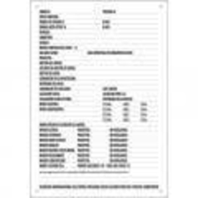 Blinky - Cartello Per Cantieri Concessione Edilizia Cm. 80X60