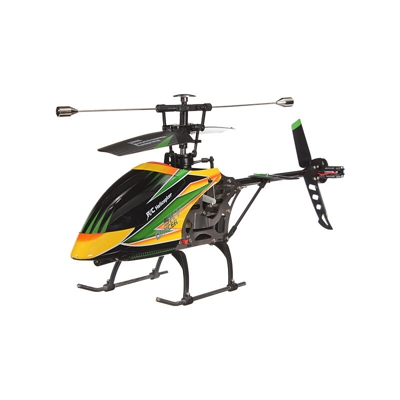 Grande elicottero WLtoys V912 Sky Dancer 4CH RC con giroscopio BNF verde