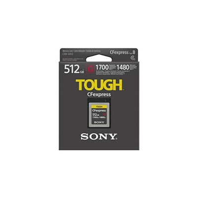 Sony CEB-G512 - Scheda di memoria CFexpress ultra veloce (512GB, 1700MB/s in lettura e 1480MB/s in scrittura)
