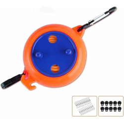 Stendibiancheria retrattile LangRay 8m - Portatile - Per campeggio e viaggio - Antivento - Arancione en oferta