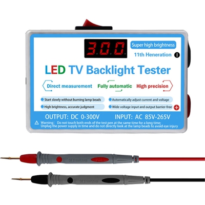 Lampada LED Tester retroilluminazione TV Strisce LED multiuso Strumento per test di perline Strumenti di misurazione per luce LED, spina europea,