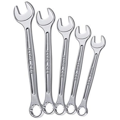 285 SE5 SERIE DI 5 CHIAVI COMBINATE POLIGONALE/FISSA 8-10-13-17-19 - Usag