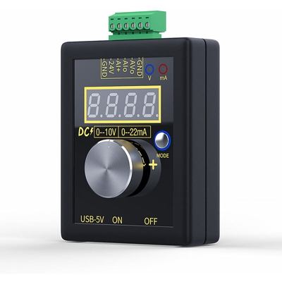 SG-002 Generatore di corrente a piccola tensione portatile DC 0-10V 0-22mA Produttore di segnali di tensione di corrente,Con batteria