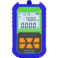 Asupermall - Misuratore di potenza ottica portatile -70 ~ + 3dBm Mini tester di potenza ottica Misuratore di potenza della luce digitale portatile en oferta