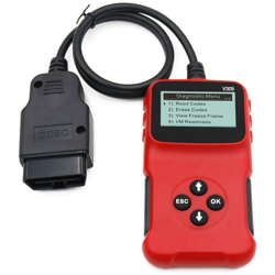 Dispositivo diagnostico OBD Lettore di codici di guasto per auto Scanner di codici Lettore di codici di guasto per veicoli, rosso características