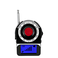 Asupermall - Rilevatore radio multifunzionale Full-range RF Segnale wireless Fotocamera Rilevamento automatico Tracer Finder 1MHz-6.5GHz Portata características