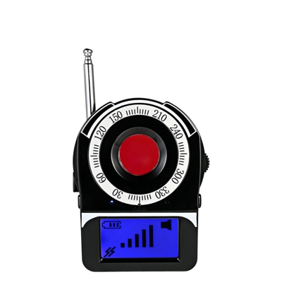 Asupermall - Rilevatore radio multifunzionale Full-range RF Segnale wireless Fotocamera Rilevamento automatico Tracer Finder 1MHz-6.5GHz Portata