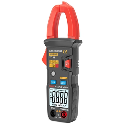 ST183 6000 Counts Digital AC Current Clamp Meter 600A Automatic Range Multimeter with Backlight Voltage Meter Clamp Gauge NCV Test Clamp Amperometro