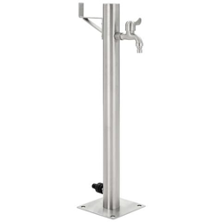 Fontanella A Colonna In Acciaio Inossidabile Rotonda 65 Cm precio