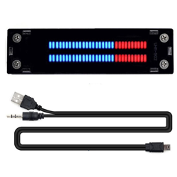 VHM-902 Doppio amplificatore stereo a livello di spettro musicale a LED a 30 livelli LED Indicatore di frequenza musicale Pezzi necessari per características