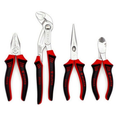 Kit Pinze Professionali da Lavoro Set Multiuso 4pz 071401 565 - Wurth