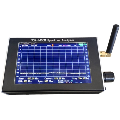Asupermall - 35M-4400M Schermo LCD da 4,3 pollici Analizzatore di spettro semplice portatile professionale per la misurazione del segnale del