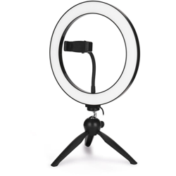 Luce rotonda per selfie a LED da 10 'dimmerabile con clip per telefono Luminosit características