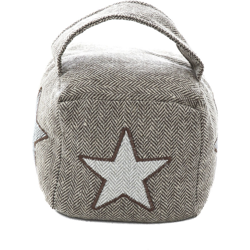 Fermaporta Hearts & Stars In Poliestere E Sabbia, Da 15x15 Cm Colori Assortiti en oferta