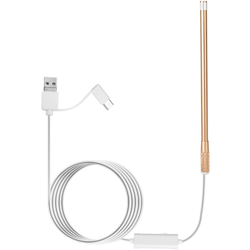 Asupermall - Fotocamera per endoscopia dell'orecchio con 6 LED regolabili di luminosit características